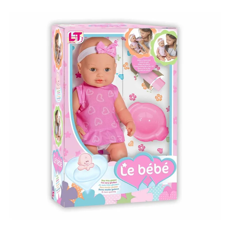 Bebé de 40 cm con accesorios