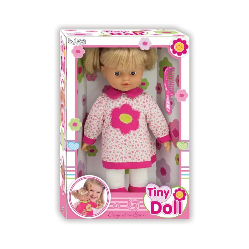 Muñeca Tinny 32 cm con peine
