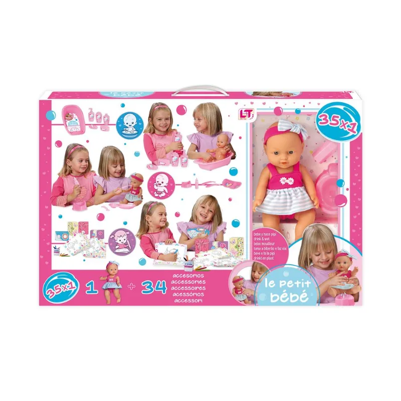Bebe 29 cm con 34 accesorios