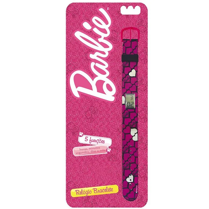 Relógio Digital Barbie Bracelete Teen