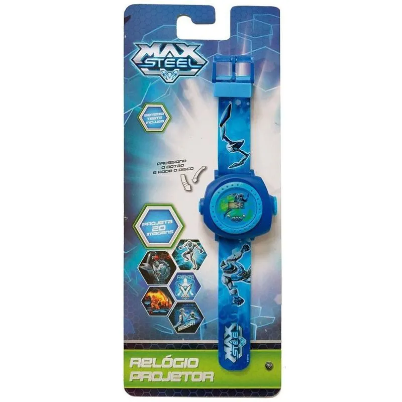 Relógio Digital Max Steel Multi Projeto