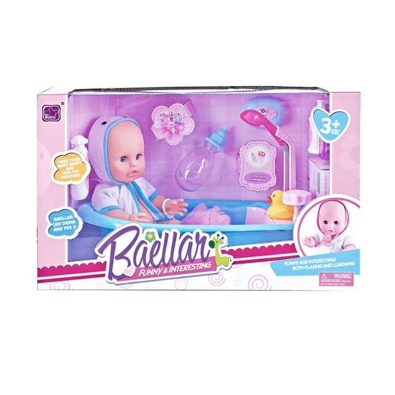 Muñeco Bebé con Bañera Baellar
