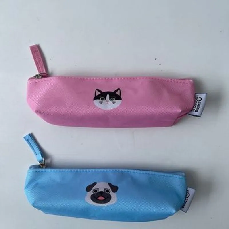 Estojo Escolar Retangular 20x7x6cm School Basics Poliéster