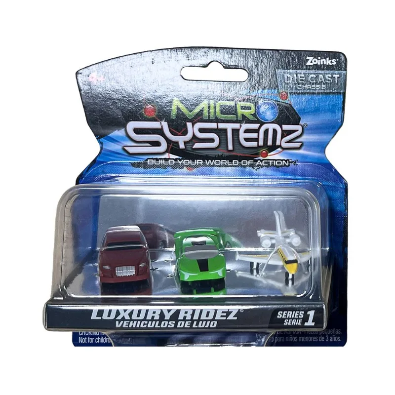 Pack x 3 Carros Luxury Micro Systemz