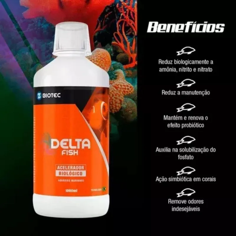 Acelerador Biológico Deltafish 500ml - Marinho