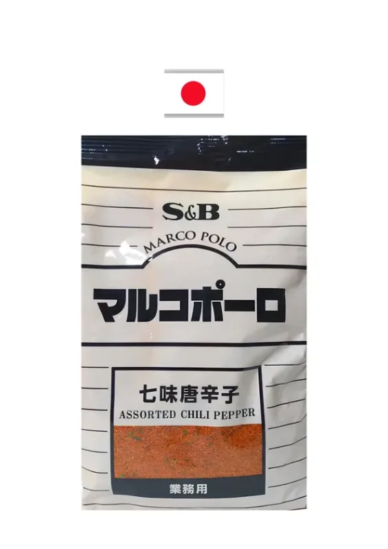 SeB MARCO POLO SHICHIMI TOGARASHI 300g - Tempero com 7 condimentos. Origem: Japão