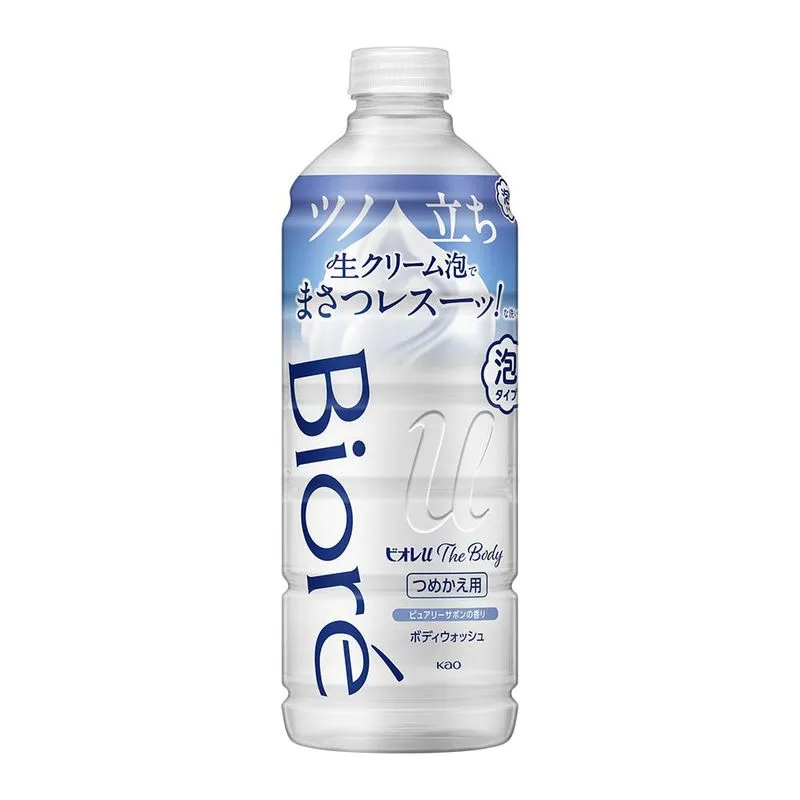Espuma de Limpeza Corporal Refil Bioré - The Body Purely Savon 440ml