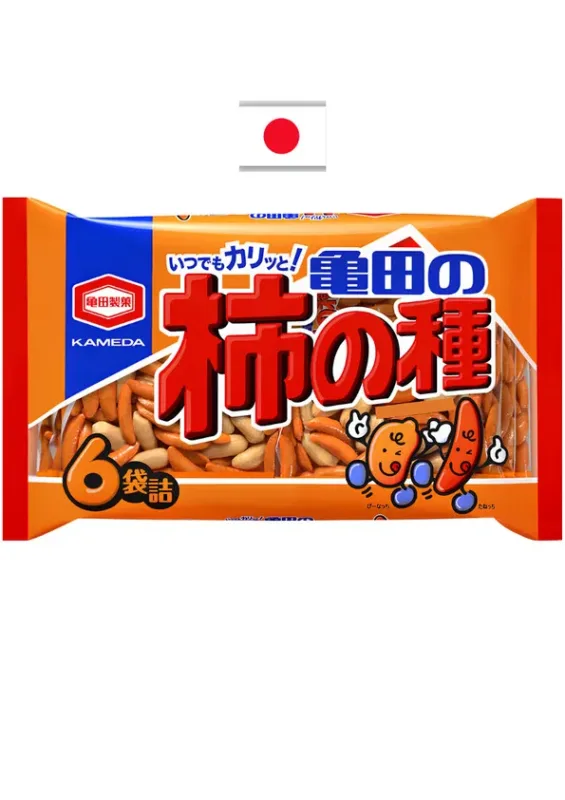KAMEDA KAKINOTANE 6P 180g - Aperitivo de arroz. Origem: Japão