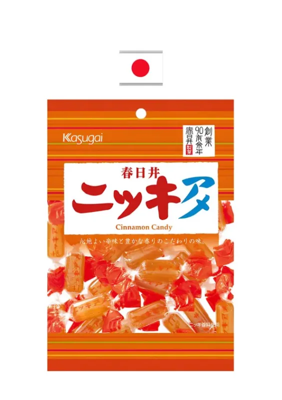 KASUGAI NIKKI CANELA 150g - Bala de canela. Origem: Japão.