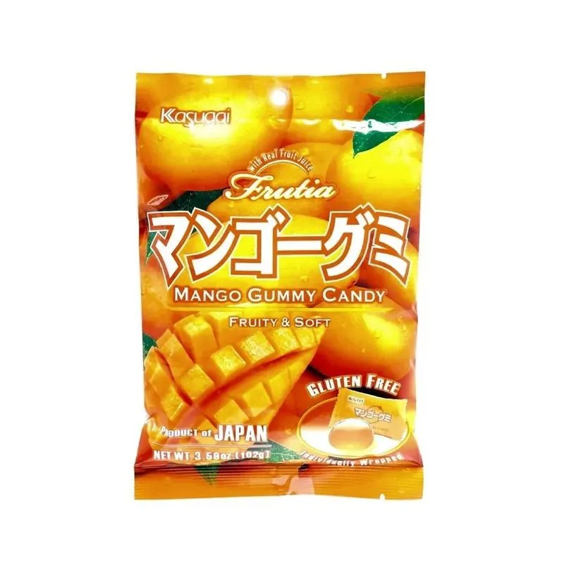 Bala De Goma Sabor Manga Gummy Candy Kasugai 102g