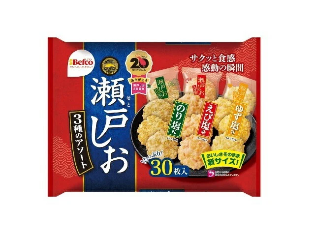 栗山米菓 瀬戸の汐揚アソート３０マイ 4901336730448