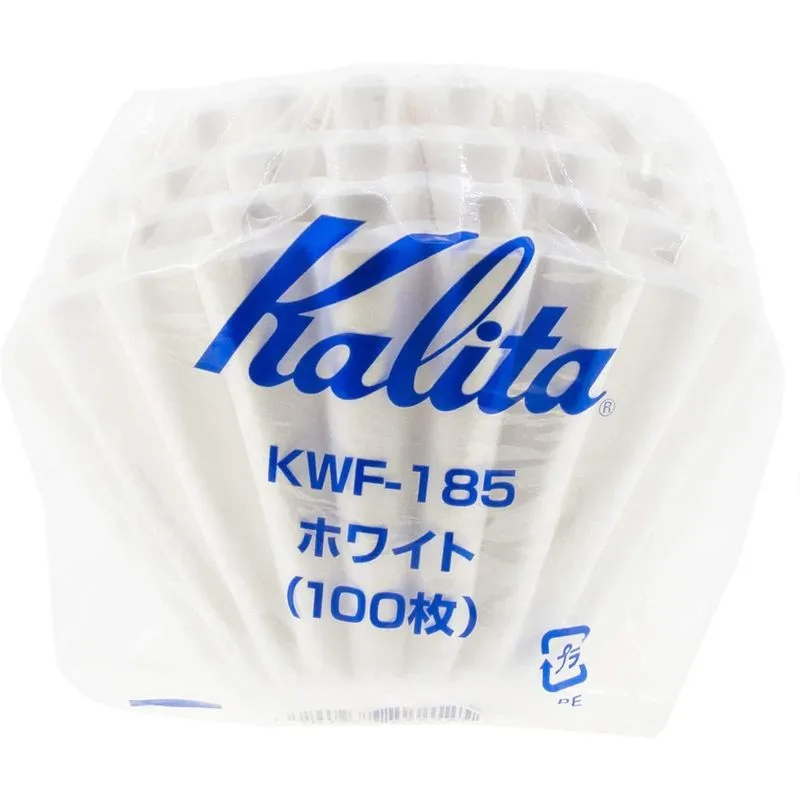 Filtros de café Kalita Wave 185 - Grande (100 uni. )