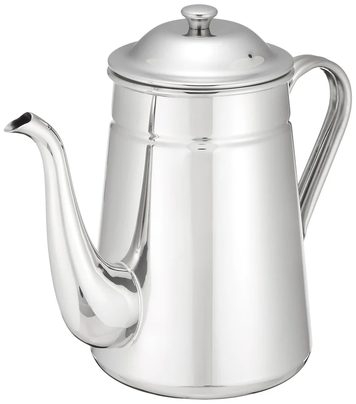 Kalita Silver 3 Liter Stainless Steel Coffee Pot Tea Kettle #52035 Silver NEW