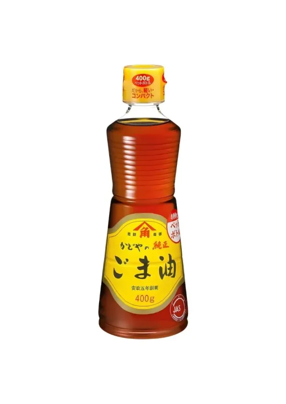 KADOYA GOMA ABURA 400ml JP - Óleo gergelim. Origem: Japão