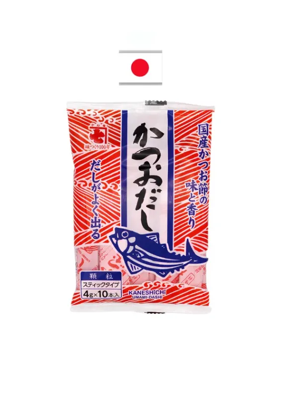 KANESHITI KATSUO DASHI 10P 40g - Tempero de peixe. Origem: Japão