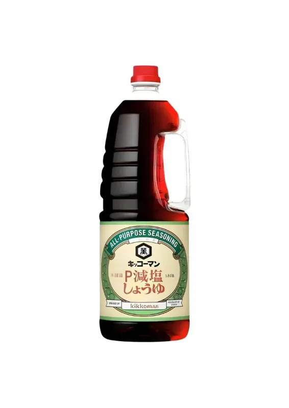 KIKKOMAN SHOYU GENEN 1.8 L - Molho de soja com teor de sal reduzido. Origem: Japão