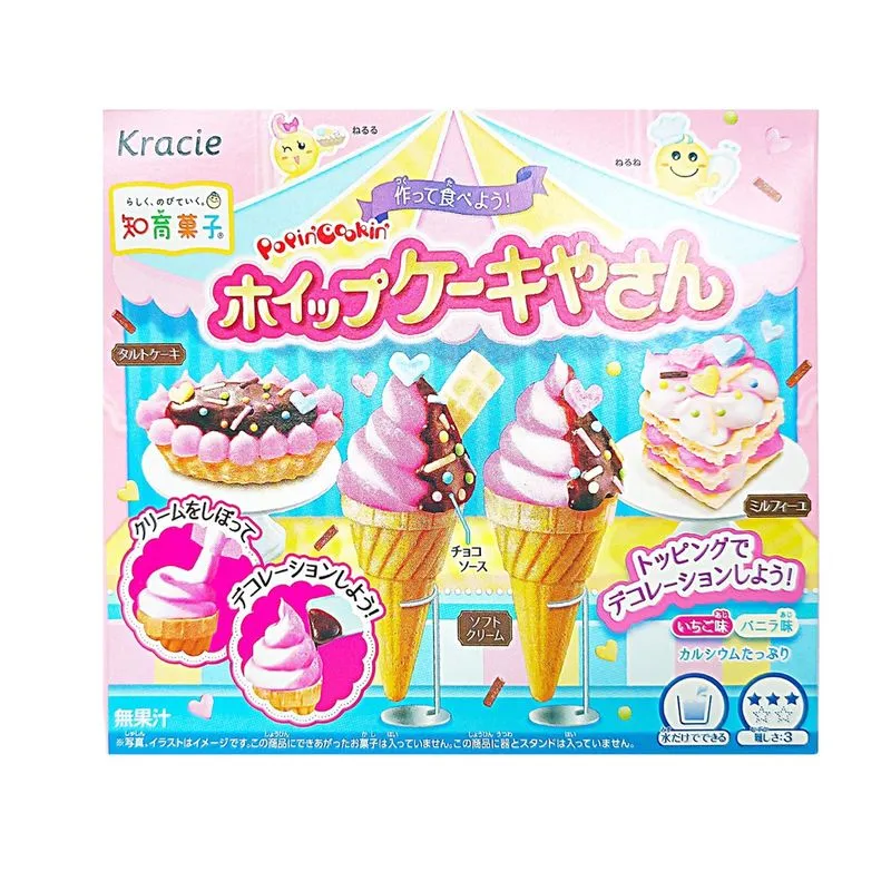 Preparo p/ Doce Instantâneo Sorvete Mini Popin Cookin Kracie 22g