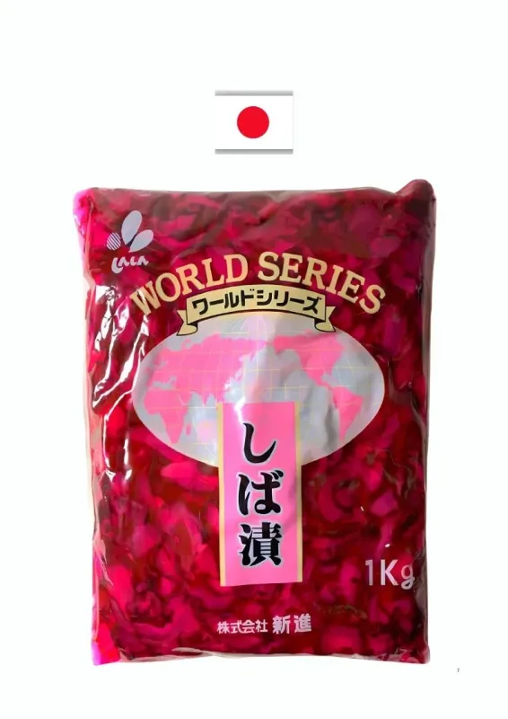 SHINSHIN SHIBAZUKE 1kg - Conserva de alga com cogumelo kikurague shibazuke 1kg. Origem: Japão