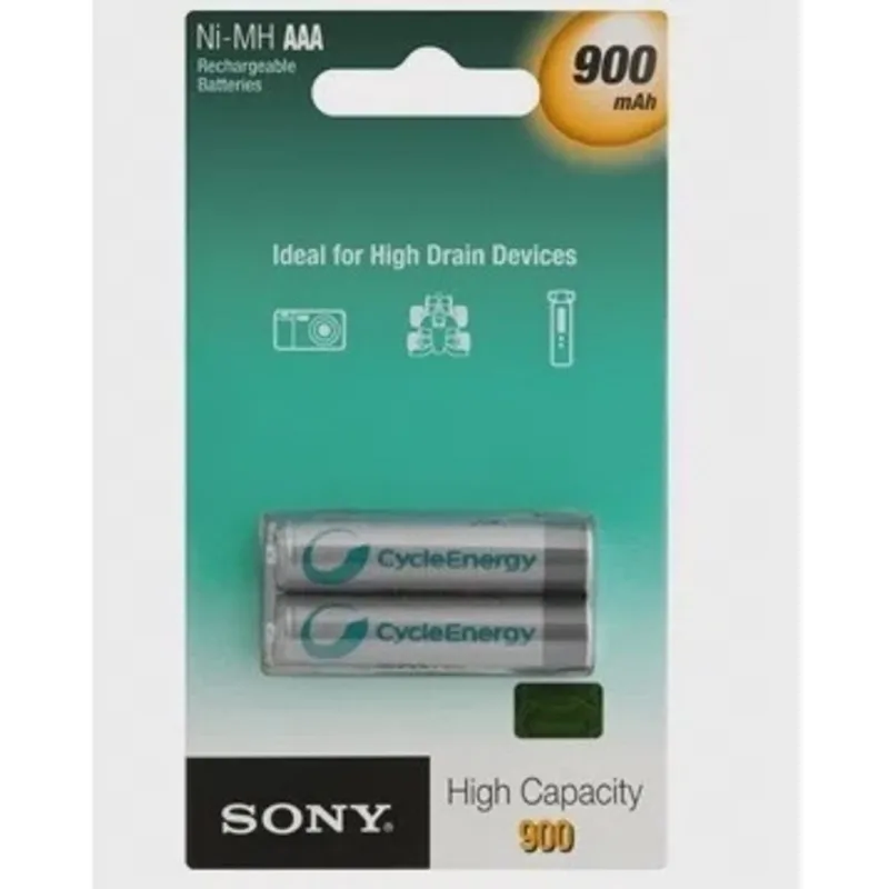 Pilha Recarregável Sony aaa x 2 unidades 900mAh NH-AAA-B2EN
