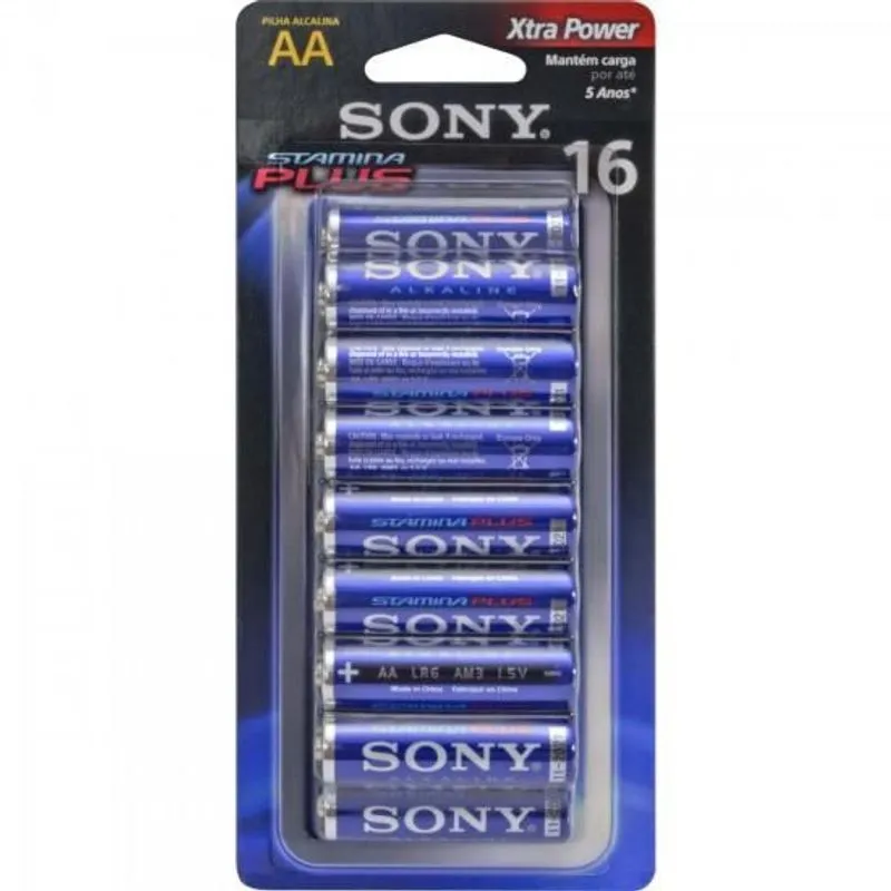 Pilha SONY AM3-B16D AA Alcalina C/16