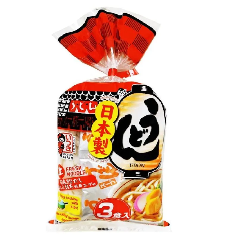 Macarrão Udon Pré Cozido Japão Itsuki 3 Porções