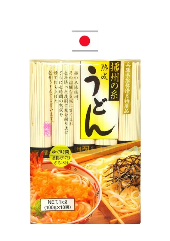 SHOWA JUKUSEI UDON 1kg - Macarrão para udon. Origem: Japão