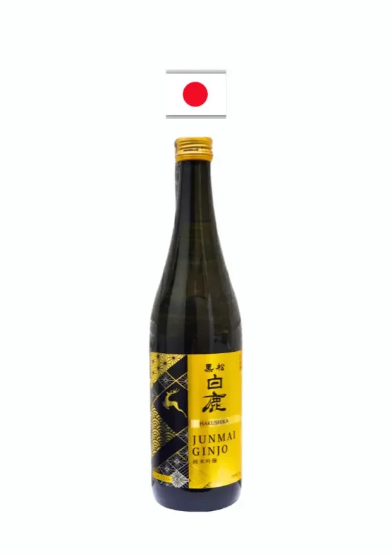 HAKUSHIKA SAKE JUNMAI GINJO 720ml - Sake seco. Origem: Japão