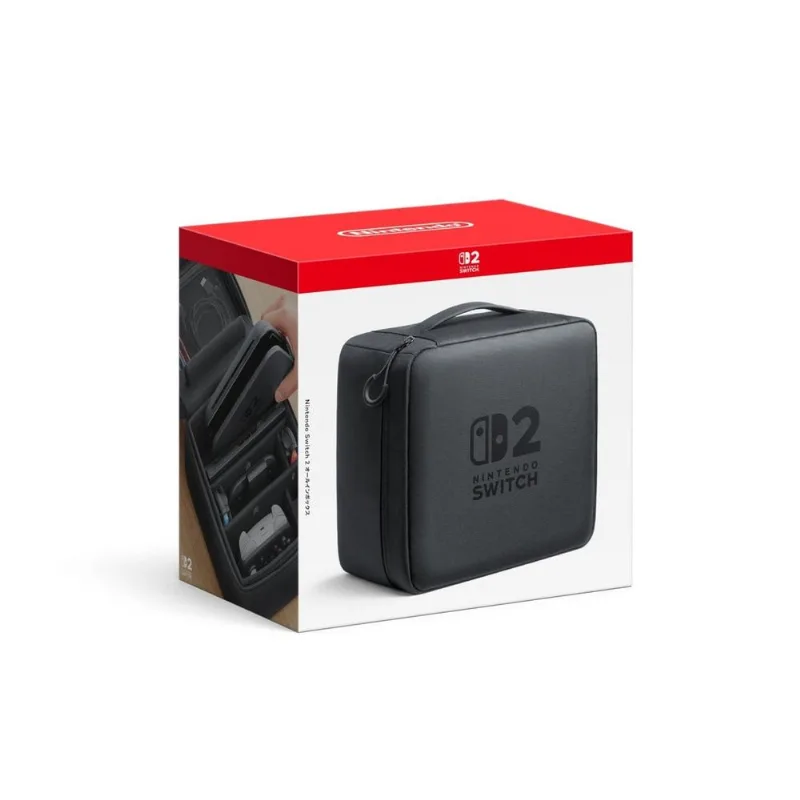 Mala Viagem Preta Nintendo Switch 2 Ns2 Estojo Bolsa Maleta Transporte Bag Proteção Organizador Acessório