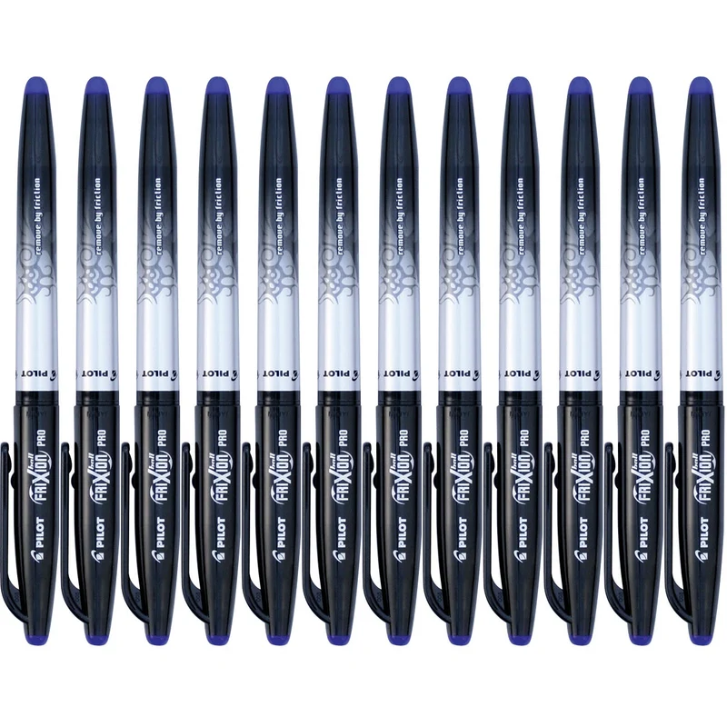 Pilot Frixion Pro Erasable Gel Ink Pen 0.7mm Blue Box 12 SuperOffice