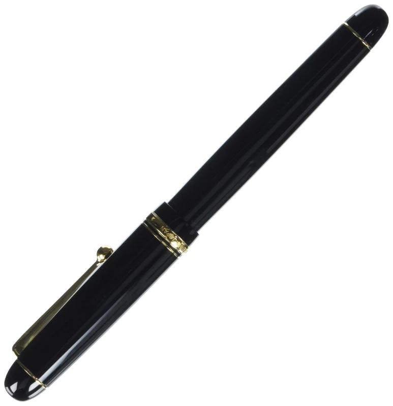 Pilot Fountain Pen Custom 74 Black Broad Point Resin 14K No.5 Nib FKK1000RB-B
