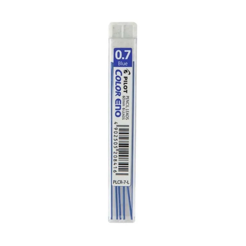 Mina De Grafite Colorido Color Eno 0.7mm 6 Unidades Pilot Azul