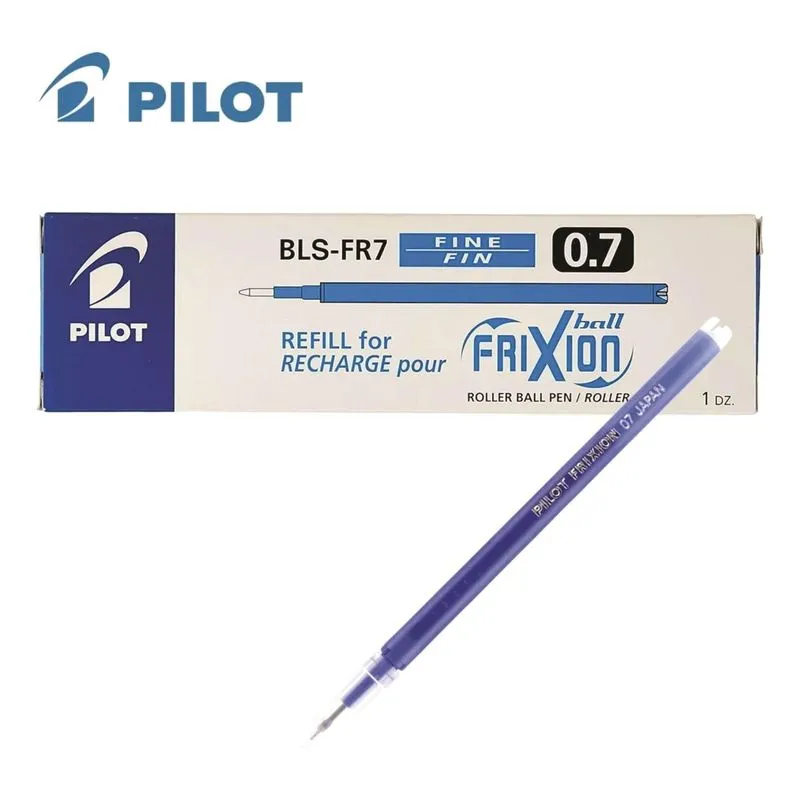 Refil 0.7 Caneta Esferográfica Pilot Frixion Ball Com 12