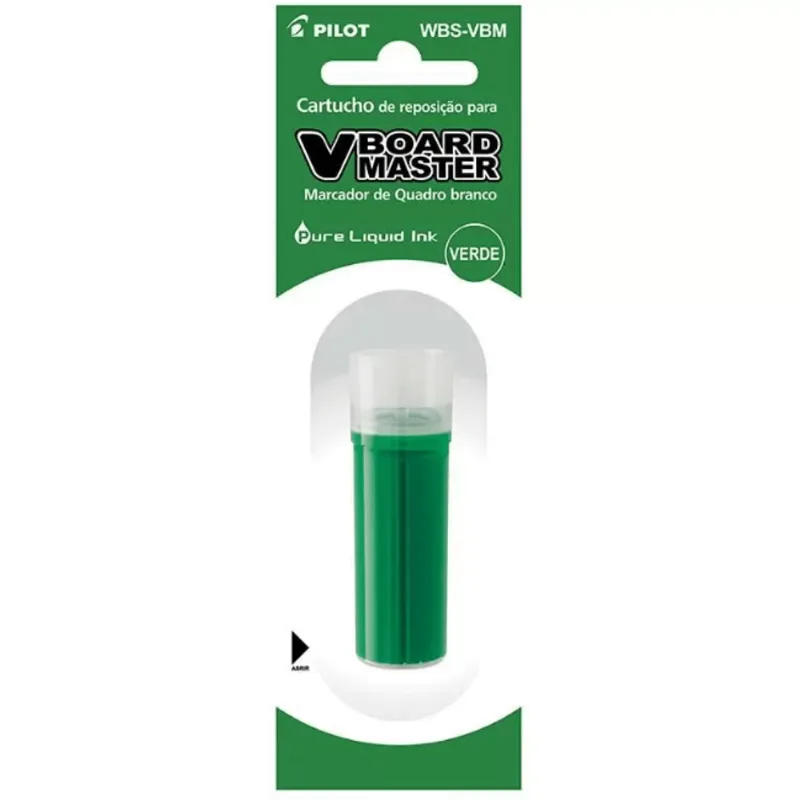 Refil para Marcador de Quadro Branco - WBS-VBM - Pilot VERDE