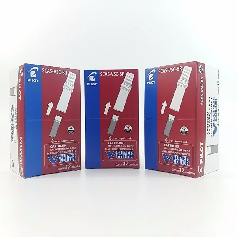 Kit Com 84 Refil Reposição Para Marcador Permanente Pilot