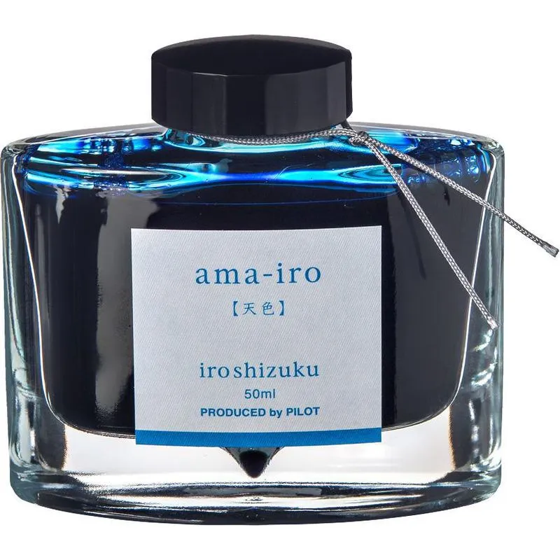 Tinta Para Caneta Tinteiro 50ml Azul Ceu Iroshizuku