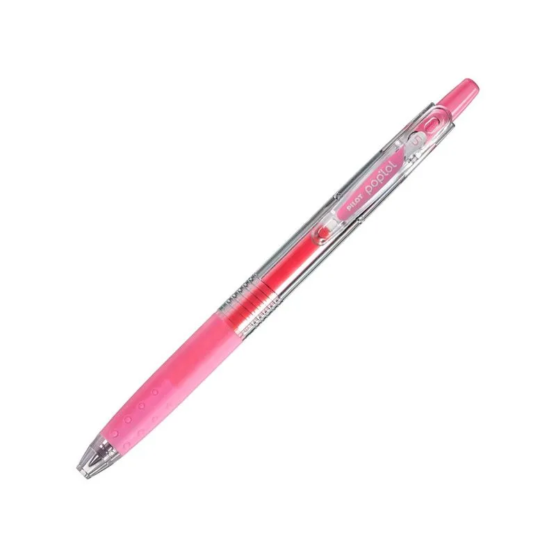 Caneta esferográfica Poplol retrátil 0.5 BLPL7 Rosa Claro - Pilot