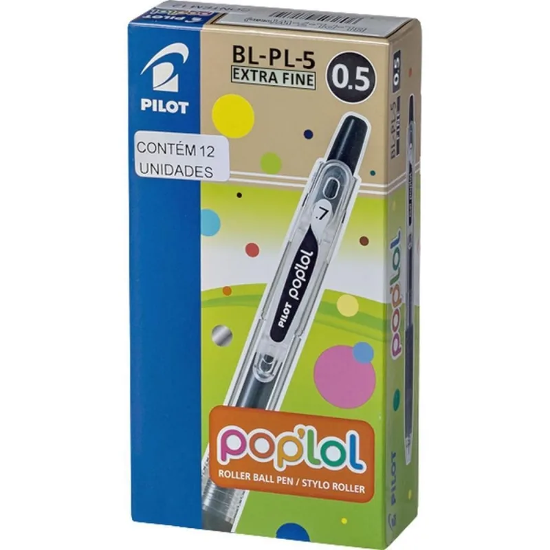 Caneta GEL POP LOL Branca 0.5MM Retratil CX.C/12