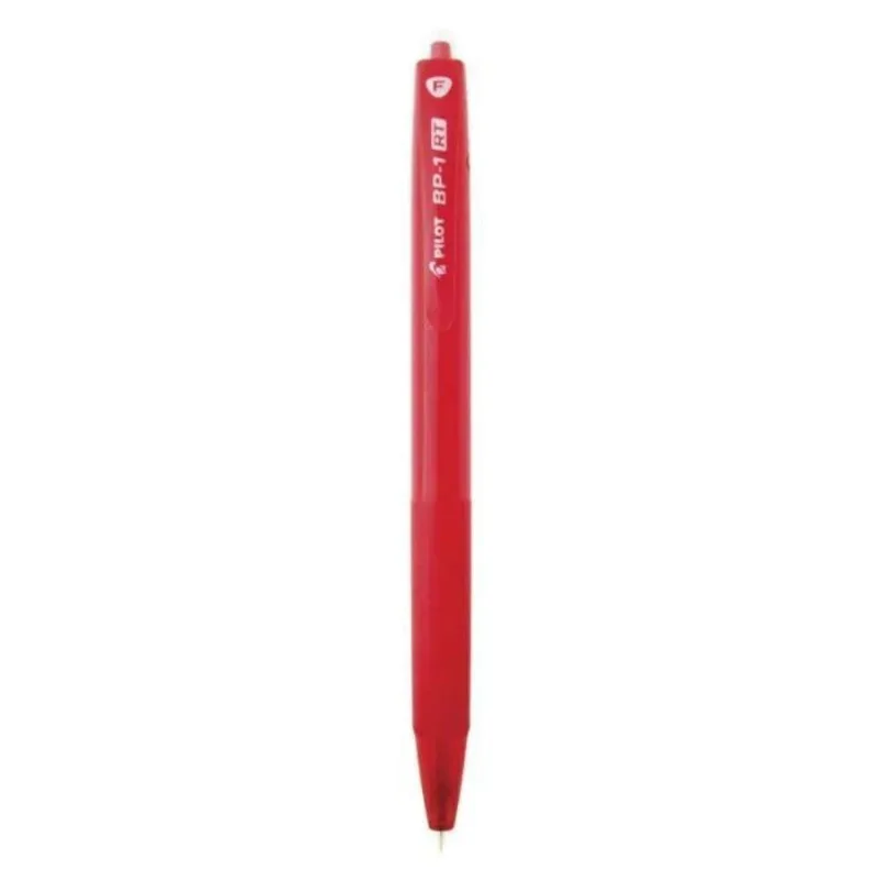Caneta Esferográfica Pilot BP-1 RT 0.7MM Retrátil com Tinta de Baixa Viscosidade 1 Unidade Vermelho