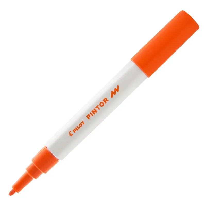 Marcador Multiuso Pilot Pintor Criativa 1.0mm Laranja