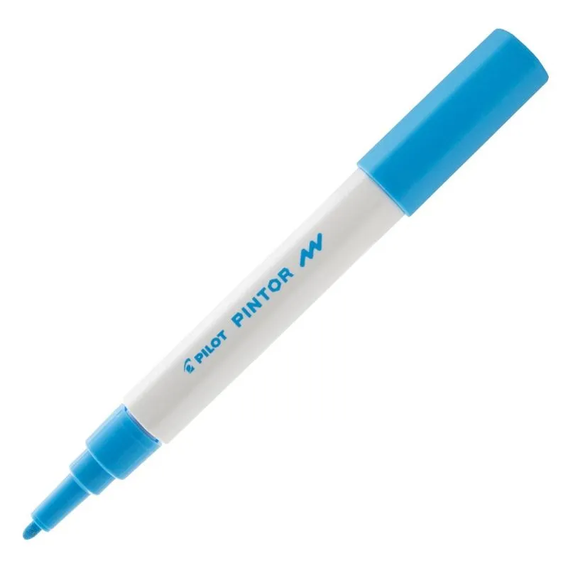 Marcador Multiuso Pilot Pintor Criativa 1.0mm Azul Claro