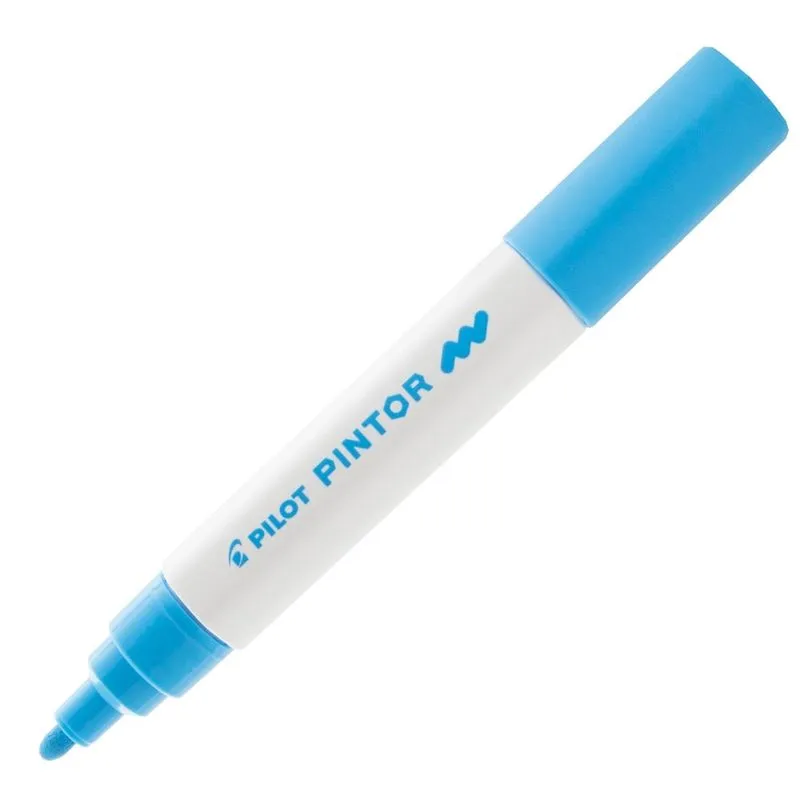 Marcador Multiuso Pilot Pintor Criativa 1.4mm Azul Claro