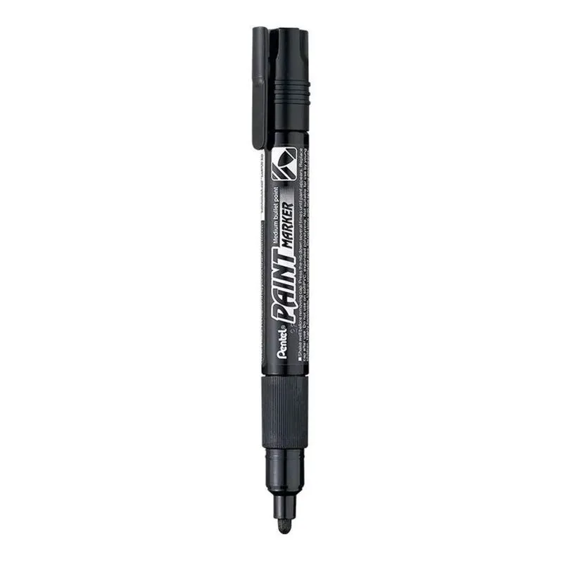 Marcador Profissional Perma/ Paint Marker - Preto - Pentel