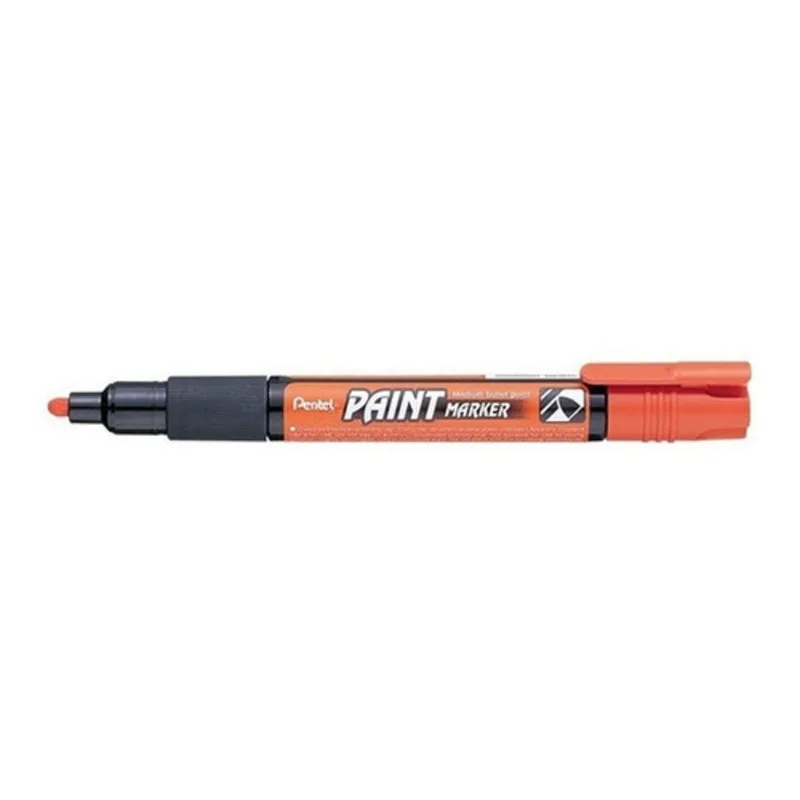 Marcador Laranja Profissional Pentel Permanente Mmp20 4mm