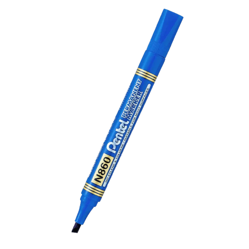 Marcador Permanente Biselado|Color Azul