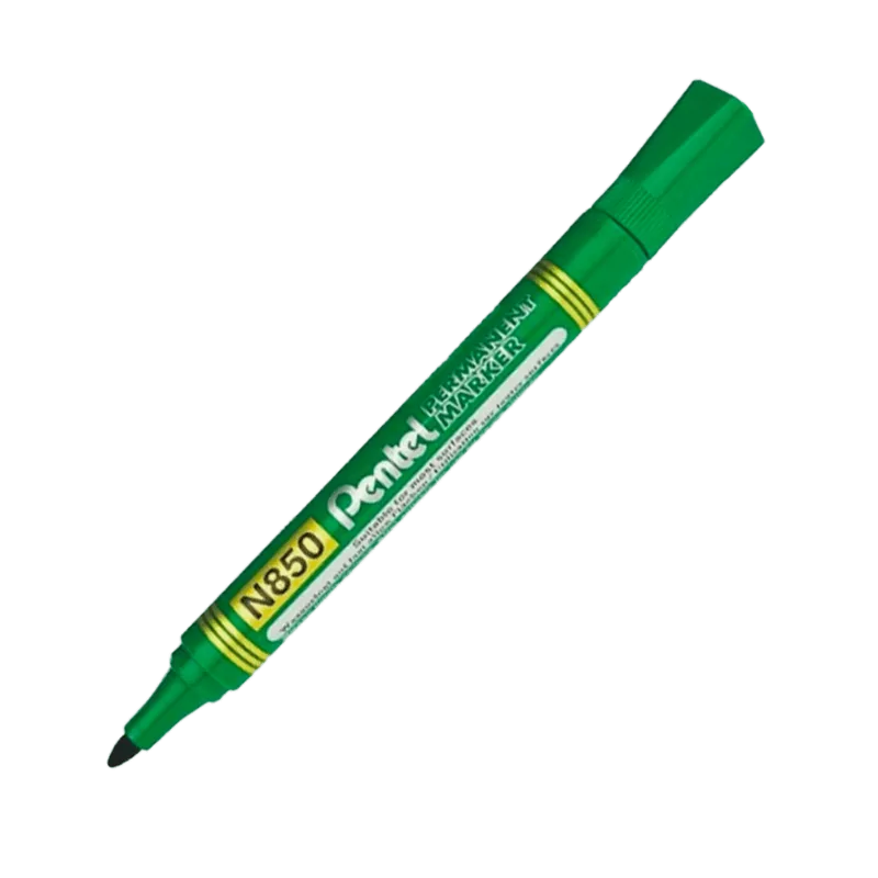 Marcador Permanente Redondo|Color Verde