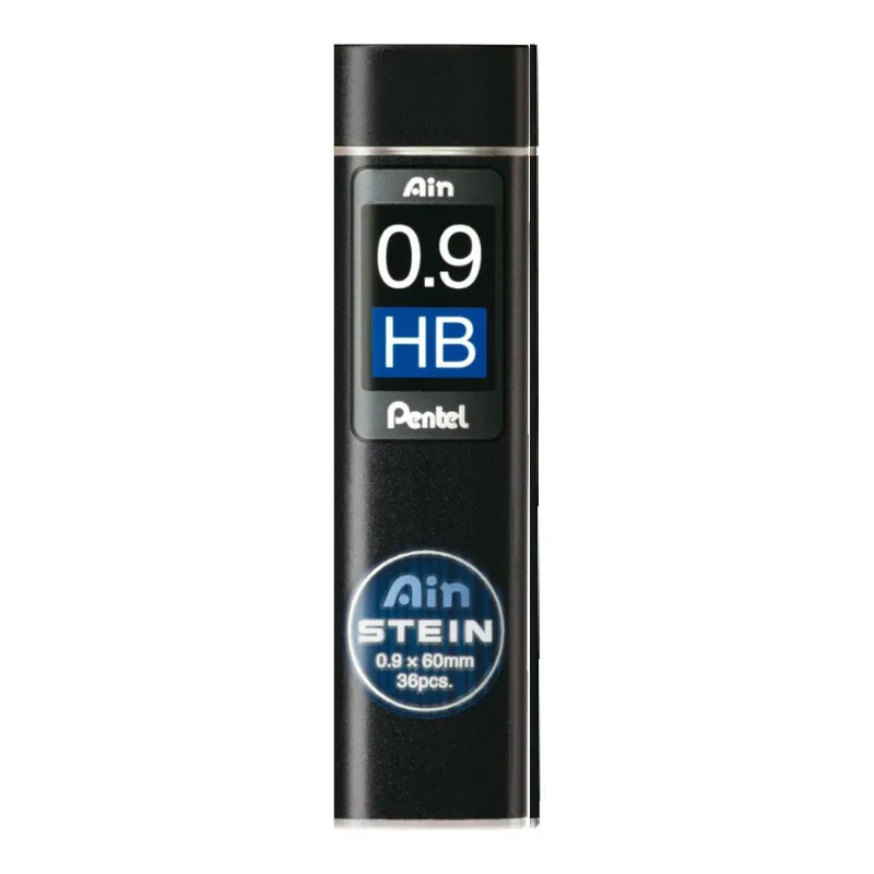 Grafite 0.9mm Hb 36 Minas Pentel Ain Stein Pentel 12 Estojos