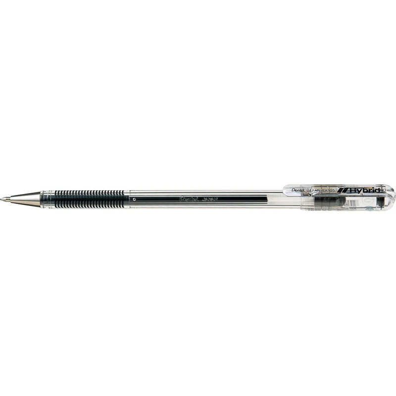 ぺんてる ゲルインキボールペン ハイブリッド 〈再生材使用〉 0.5mm 黒 EK105-GA 1本