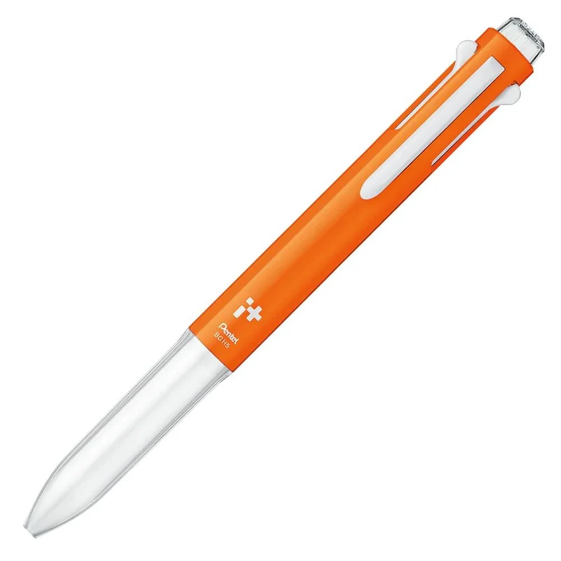Corpo Caneta Multifuncional IPlus Pentel Personalizável 5 Gatilhos Laranja
