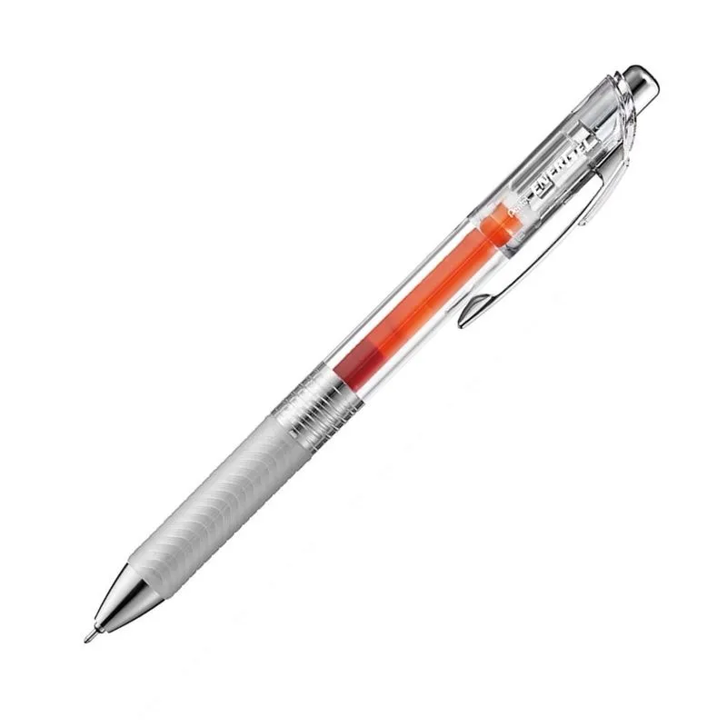 Caneta gel 0.7mm Energel Infree Laranja - Pentel