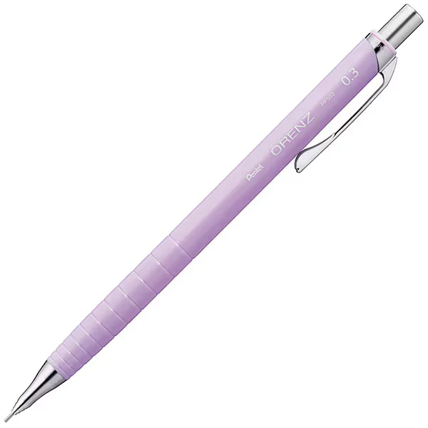 ぺんてる Pentel シャープペンシル ORENZ（オレンズ） 0.3mm ソフトパープル軸 XPP503-RV 4902506431387